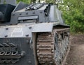 Gepanzerte Selbstfahrlafette fÃÂ¼r SturmgeschÃÂ¼tz III. Restored German self-propelled assault gun StuG-3. camouflage.